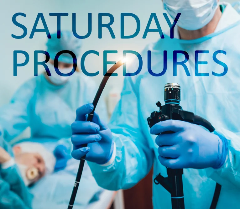 Saturday Procedures - Starting in October