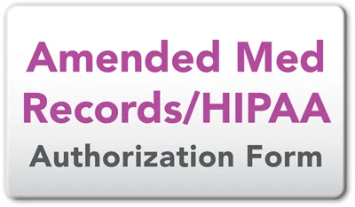 Amended Med Records Button
