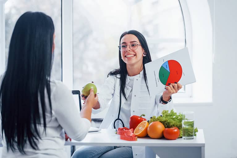 Dietary services provided to patients to help with GI conditions.